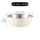 304 Stainless Steel Salad Mixing Bowl – Egg Beater, Dough and Food Prep Bowl for Kitchen Use